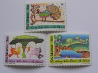 San Marino - rysunki dzieci nt. Ochrona Środowiska - Mi. 1409-11 **