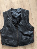 Kamizelka męska L skóra Ramoneska motorowa C&A super 50