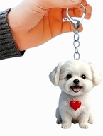 MALTAŃCZYK BRELOK ZAWIESZKA DO KLUCZY PLECAKA COCO