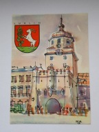 LUBLIN - 1958 r mal. A B i M Wochna - HERB