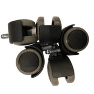 MOCNE KAUCZUKOWE KÓŁKA DO FOTELA OBROTOWEGO BIUROWEGO 5 SZT KM14/0/50