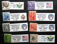 ZESTAW ZNACZKOW STARA AMERYKA USA