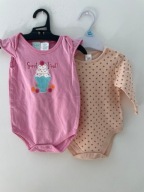 BAWEŁNIANE BODY--2 SZT-- 3-6 M-- 68