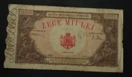Rumunia - banknot - 10000 Lei 1945 rok
