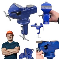 IMADLO SLUSARSKIE OBROTOWE STALE 360 50MM ZELIWNE MOCNE STOLOWE + KOWADLO