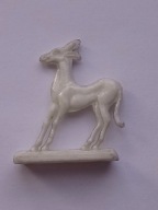 Stara unikalna ozdoba z celuloidu - SARNA - Unikat