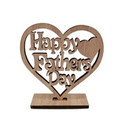 Drewniane Serce prezenty na dzień ojca, dzień matki (dzień ojca)