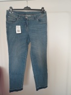 blue motion 44 spodnie dżins ze średnim stanem strecz proste