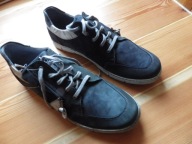 Buty Kacper 1-3418 LONG rozmiar 48 szare skóra wkładka 31,5 cm półbuty