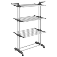 SUSZARKA na PRANIE UBRANIA Pionowa STOJĄCA Kółka DUŻA Balkonowa stojak