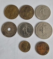 Zestaw monet obiegowych Francja