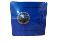 SKARBONKA MINI SEJF Z ZAMKIEM SZYFROWYM NIEBIESKA