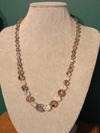 Stary naszyjnik ze szklanych koralików