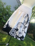 Spódnica damska ze wzorem kwiatów Danhen