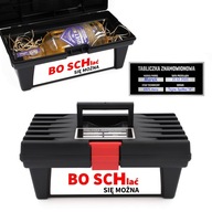 Skrzynka Na Alkohol BO SCHLAĆ SIĘ MOŻNA Czarna Narzędziowa Prezent Wzory