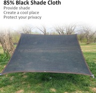 Siatka zacieniająca osłona ogrodowa tkanina 2x4m 85% ochrona przed UV