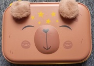 Piórnik z wyposażeniem rozkładany podwójny transparentny Kayet