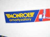 MONROE AMORTYZATORY oryginalna naklejka z PRL