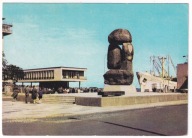 Gdynia Pomnik Ludzi Morza Kapitanat Portu statek 1967r.