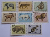 Bułgaria - zwierzęta ZOO - Mi. 1618-25 kasowane