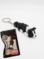 Breloczek Psa Border Collie Czarno Biały - Brelok Druk 3D