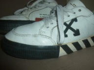 BUTY-OFF- WHITE-R-40-WKŁ-25,5CM-SKÓRA NATURALNA.