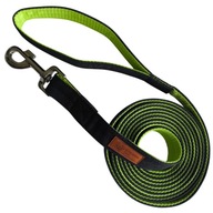 Smycz dla psa GoldenTail 3m duży karabińczyk zielona czarna mocna