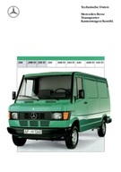PROSPEKT MERCEDES-BENZ TRANSPORTER KASTENWAGEN/KOMBI 210/208 D/210 D