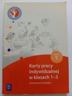 Karty pracy indywidualnej w klasach 1-3 ćwiczenia rozwijające NOWA