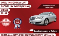 Opel Insignia LIFT, 2014R, Klima, Alu, Navi, Sprowadzony i Zarejestrowany
