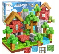 Klocki magnetyczne 3D kostki sześciany Piksele Zestaw XL 100 el.