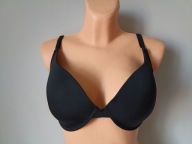 Śliczna markowa bielizna Camille UK 38E EUR 85E czarny z fiszbiną