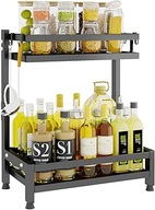 ORGANIZER REGAŁ NA PRZYPRAWY DWUPOZIOMOWY 4 HACZYKI