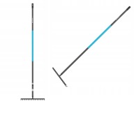 GRABIE METALOWE UNIWERSALNE 155X37CM METALOWE 14 ZĘBÓW