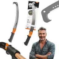 PIŁA PIŁKA RĘCZNA DO CIĘCIA GAŁĘZI DREWNA DRZEWA JEDNORĘCZNA OGRODOWA OSTRA