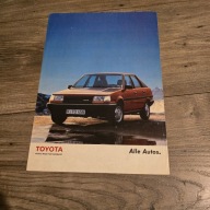Toyota Starlet Corolla Carina Camry Cressida Celica Supra Land Cruiser1984.