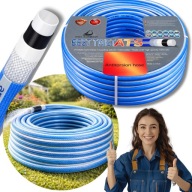 WĄŻ OGRODOWY 1/2 50M ZBROJONY DO PODLEWANIA ROŚLIN NIESKRĘCAJĄCY SIĘ 36 BAR