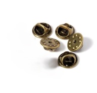 PINS broszka identyfikatorZapinka do przypinki brazowa motylek 5 szt.