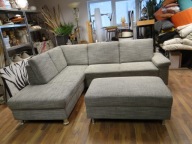 Narożnik nowoczesny + duży puf