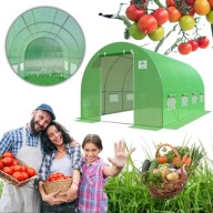 TUNEL FOLIOWY OGRODOWY 10M2 2,5X4 STELAŻ UV4 PE 140 ODPORNY SZKLARNIA RZEPY