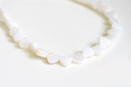 Naturalna Muszla macica perłowa SERDUSZKO małe sznur serduszka