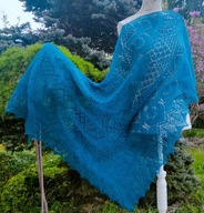 Gotowa chusta ażurowa- Akadi