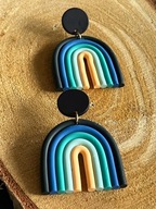 Długie kolorowe kolczyki Tęcza Rainbow