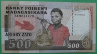 MADAGASKAR - 500 franków 1988 / UNC