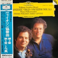 Mozart Violin Concerto 3 Itzhak Perlman EX/EX+ Japan Obi LP 1983