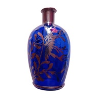 Kobaltowa wenecka karafka zdobiona srebrem, druga połowa XX w.