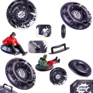 DMUCHANE SANKI OPONA DO ZJEŻDZANIA ŚLIZGI NA ŚNIEG IKONKA Z UCHWYTAMI