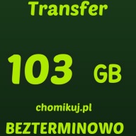 Transfer chomikuj 105 GB Bezterminowo