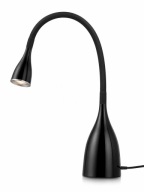 Lampka biurkowa LED Colours DEL-1281 BK czarna 3 tryby jasności + zasilacz