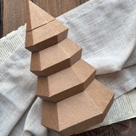 CHOINKA 3D ozdoba świąteczna - baza DIY do ozdobienia